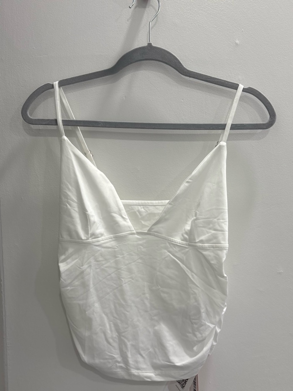 Cider White V-Neck Spaghetti Strap Camisole
